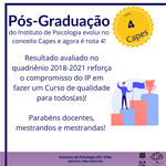 Pós-Graduação do IP evolui no Conceito Capes e agora é nota 4!