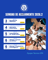 Semana de Acolhimento SPA 2026.2
